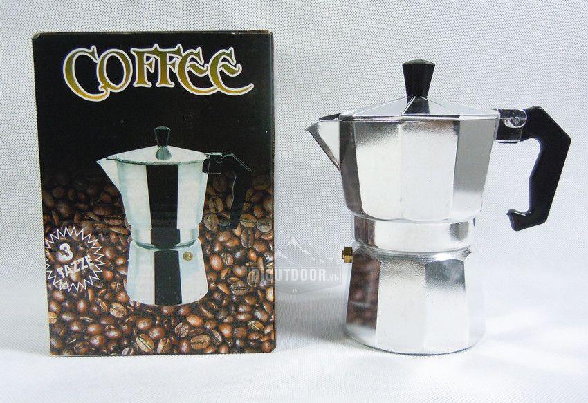 Ấm pha cà phê Moka Express 3TZ (3 cup), bình pha cà phê kiểu Ý