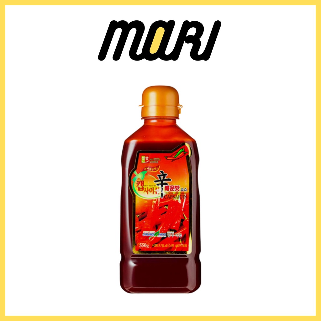 Dầu ớt cấp độ chungwoo 550g, 2kg