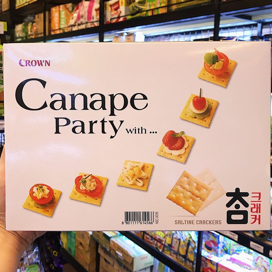 BÁNH QUY MẶN CROWN HÀN QUỐC 280G