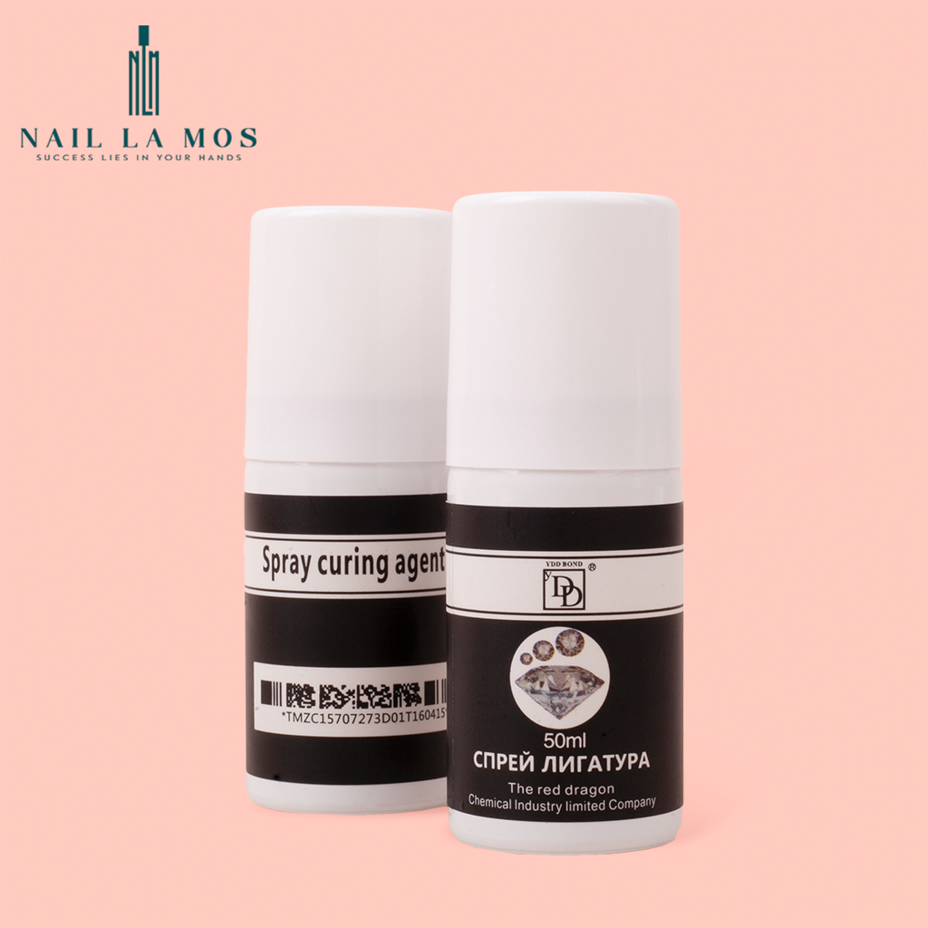 Xịt sáng đá khô keo YDD Bond chính hãng 50ml - Chai xịt DD 2in1 làm sáng phụ kiện nail chuyên dụng