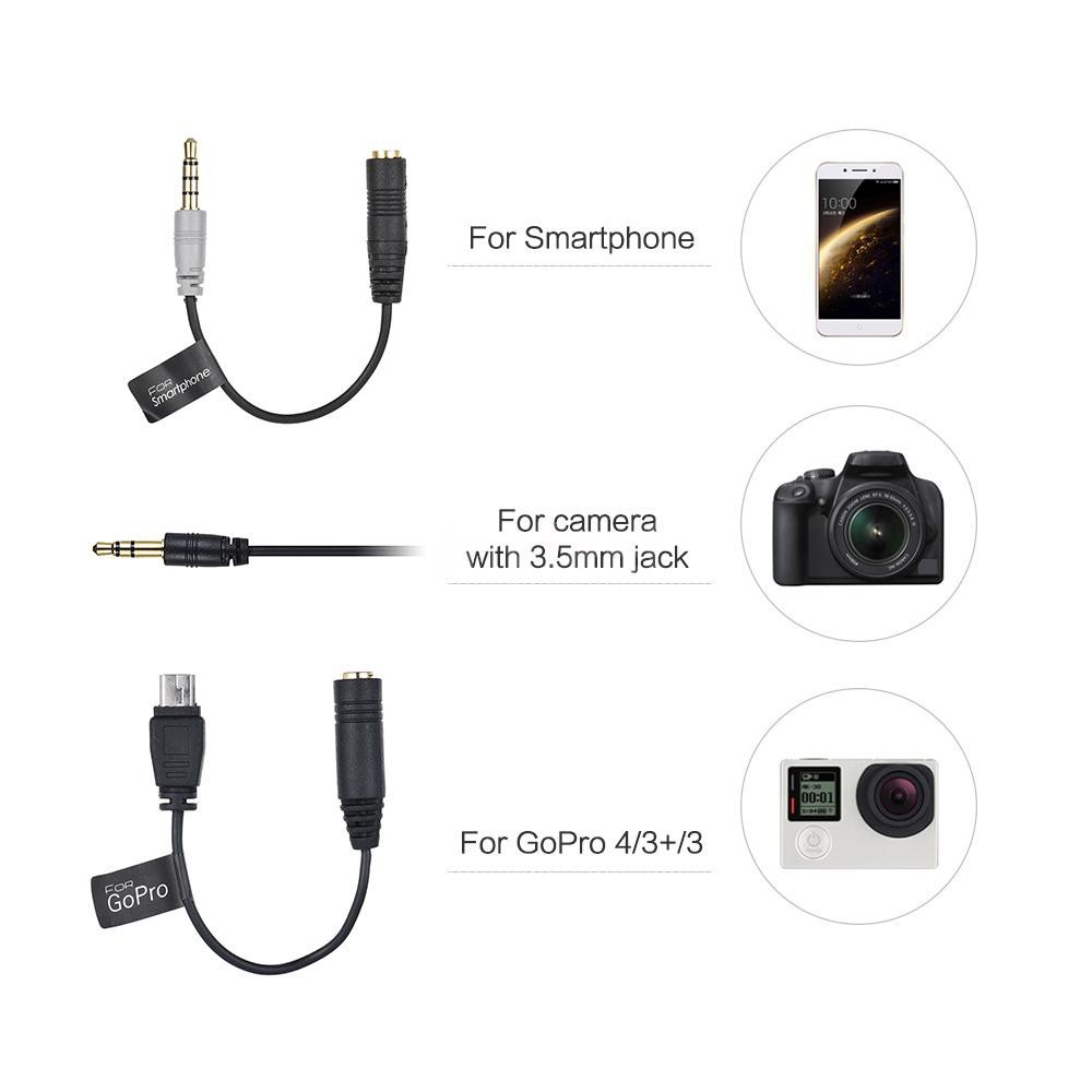 Comica CVM-D02 - Micro Cài Áo Quay Phim Cho Smartphone, Camera và Gopro