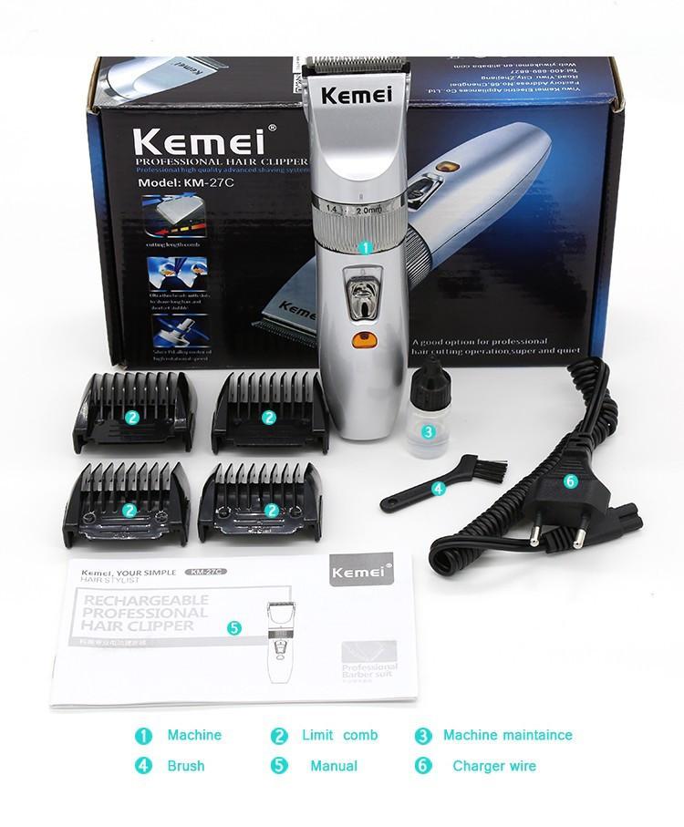 Tông Đơ Cắt Tóc Kemei Km 27c - Kim Phát