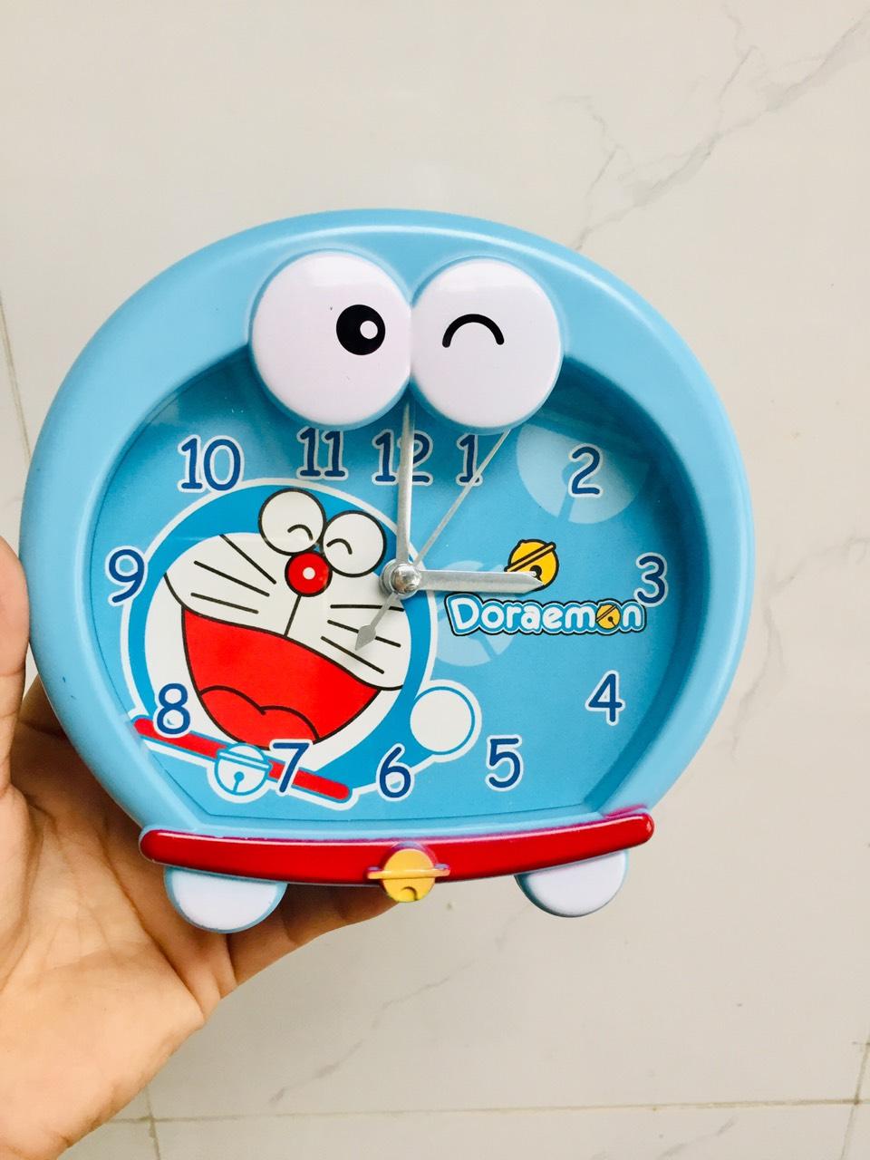 [HCM]Đồng hồ báo thức để bàn Doremon 3164 (xanh dương)