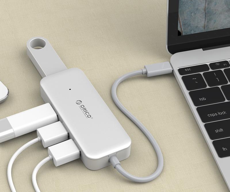 [HCM]Hub 4 Cổng Usb 3.0 Orico Type C cho Mac
