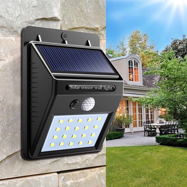 Đèn Led cảm biến năng lượng mặt trời (Solar Sensor Wall light)