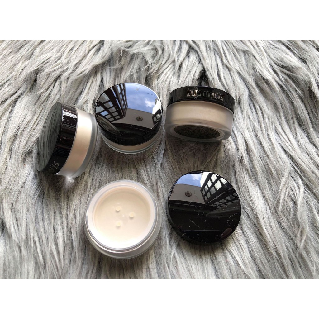[MINISIZE 3.5G -5G - BAO BÌ MỚI ]PHẤN PHỦ ĐÌNH ĐÁM LAURA MECIER TRANSLUCENT SETTING POWDER MINISIZE