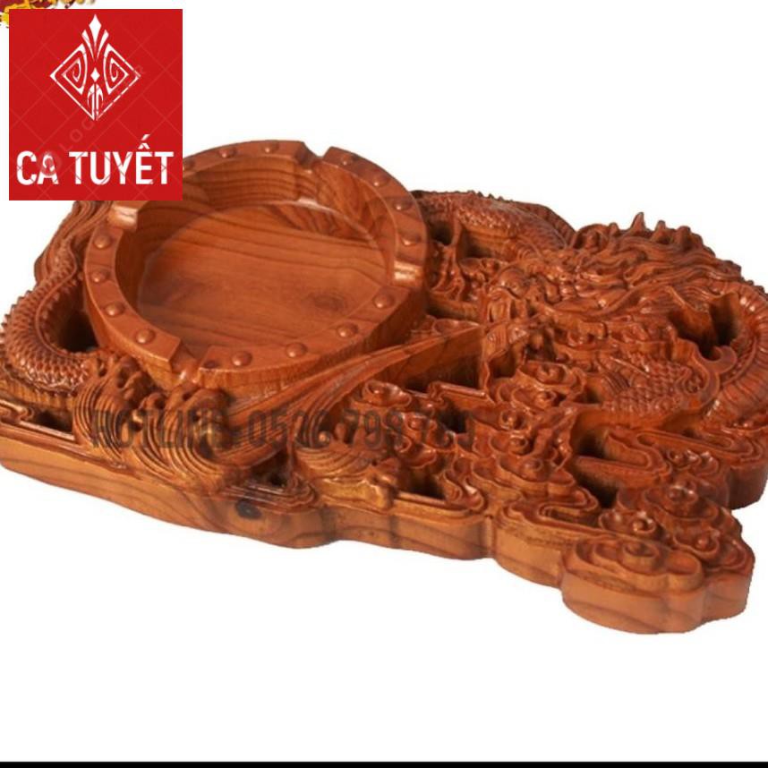 Gạt Tàn Thuốc Gỗ Hương Đỏ Chất Lượng Cao (G )
