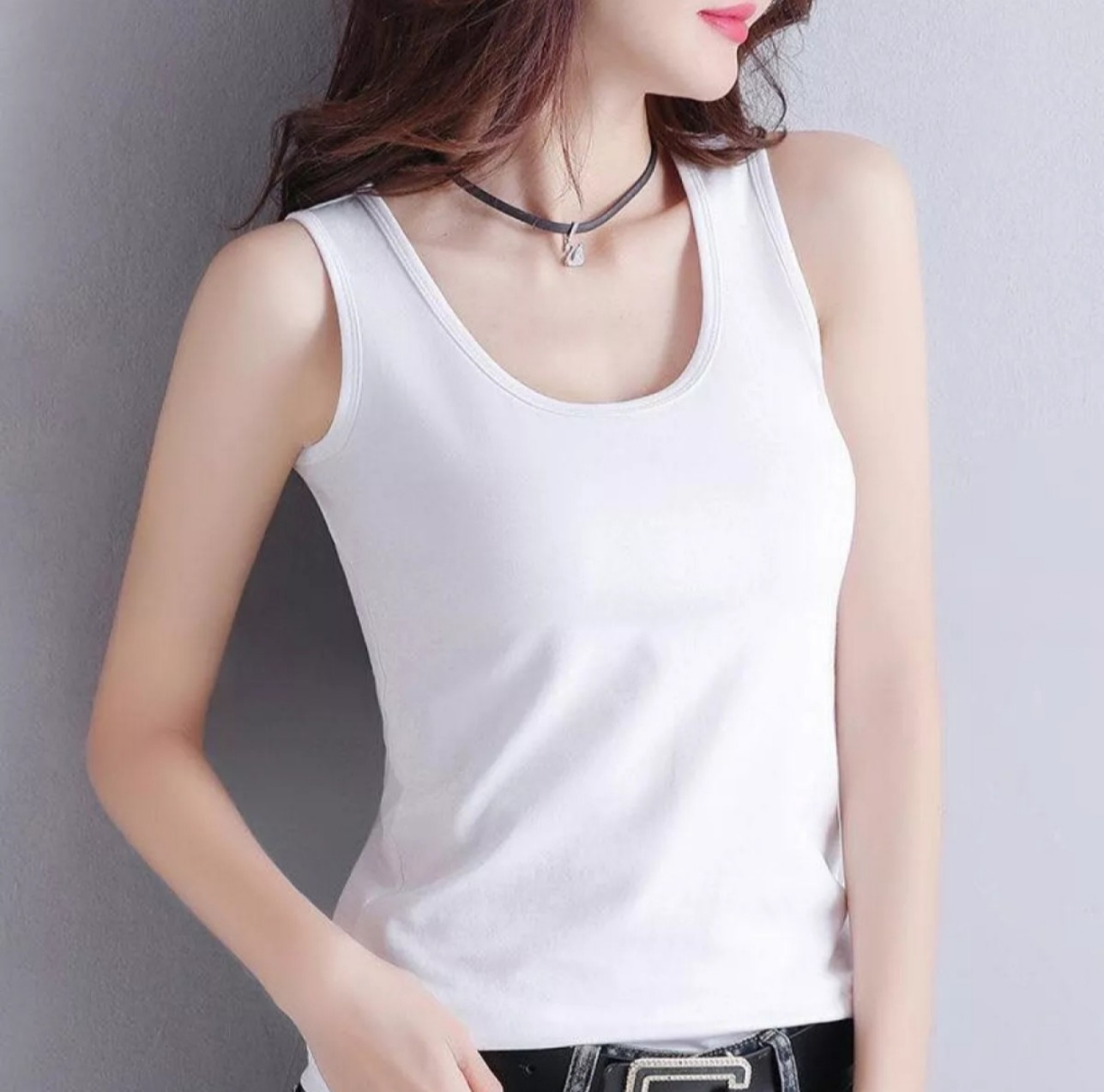 Áo thun sát nách  vải thun mềm mát  - Áo thun thể thao nữ