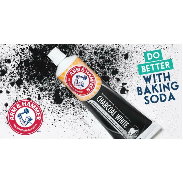 Kem đánh trắng răng Arm & Hammer - Charcoal White (Bill Anh)