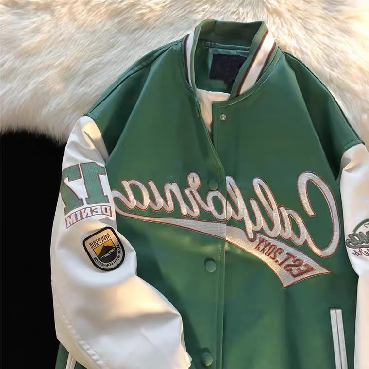 [A21] Áo Varsity Jacket California hàng thời trang cao cấp