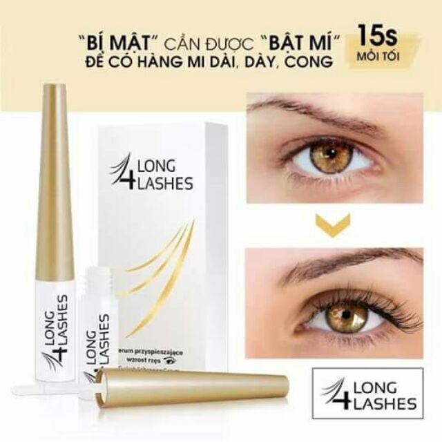 [FreeshipMAX] Serum Dưỡng Dài & Dày Mi Long4Lashes