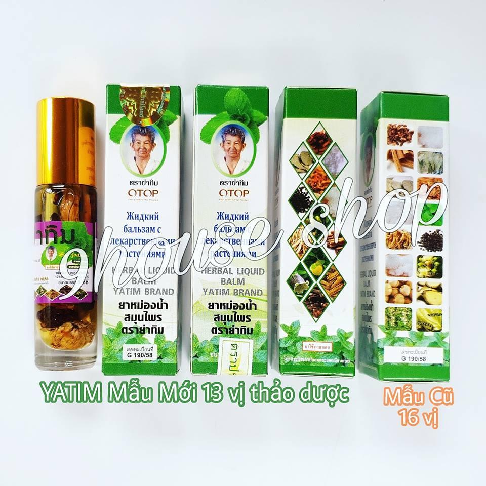 Dầu sâm 13 vị thảo dược yatim thái lan 8ml