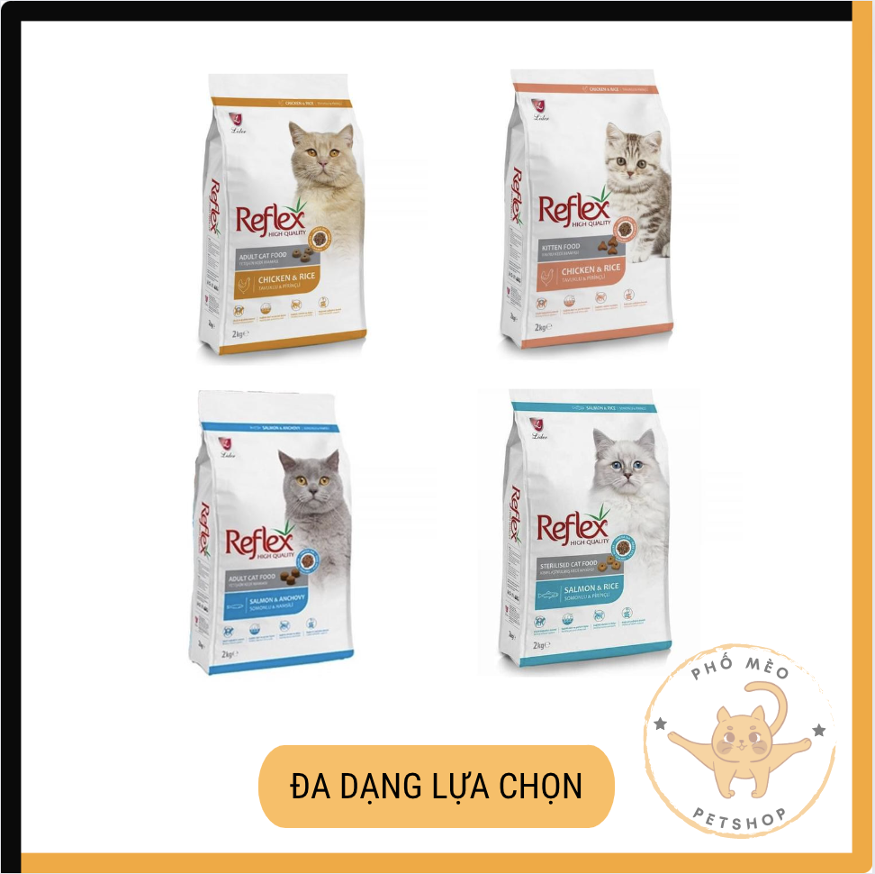 Hạt Reflex (Thổ Nhĩ Kỳ) dành cho mèo 2kg