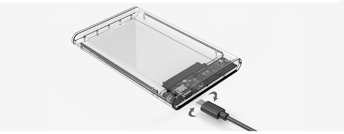 [HCM]Hộp gắn ổ cứng Orico chuẩn Type C Usb 3.1 Gen2 2.5