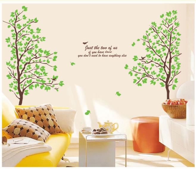 [HCM]Decal trang trí Cây lớn - dán được nhiều kiểu