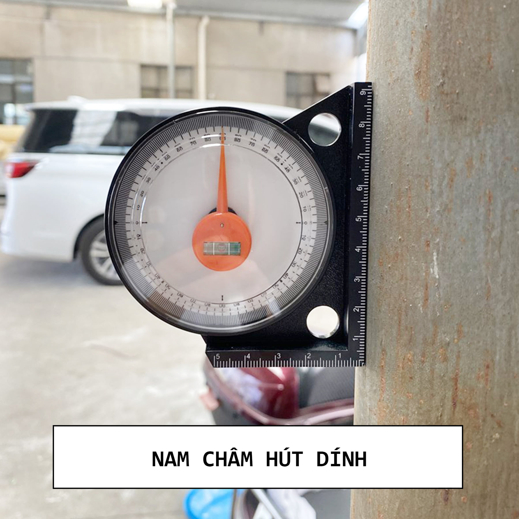 THƯỚC ĐO GÓC & LẤY CÂN BẰNG CÓ NAM CHÂM