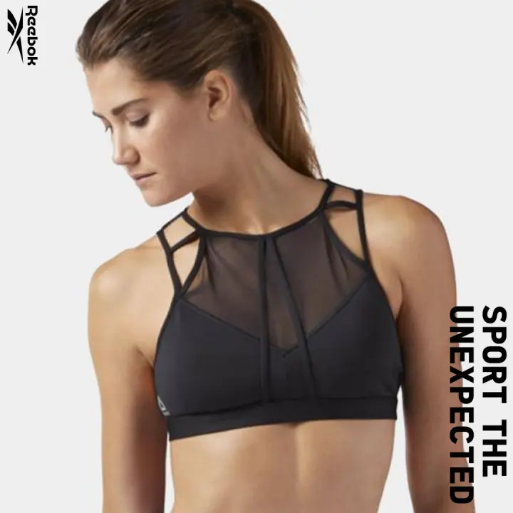 reebok franchise strappy bra