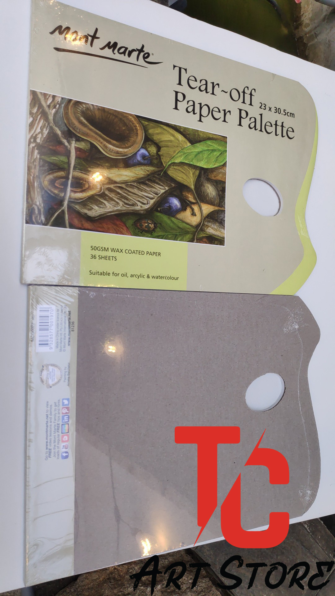 [HCM]Palette Bảng Pha Màu Bằng Giấy