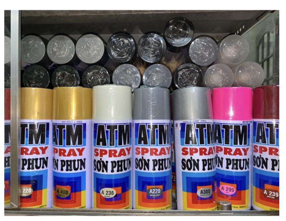Sơn xịt ATM SPRAY đủ màu 400ml