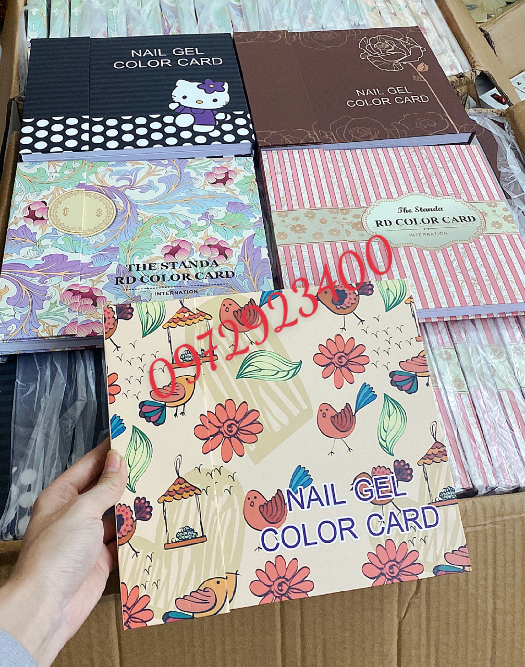 Sổ Mẫu Trưng Móng ,Làm Bảng Màum- Mini Nails