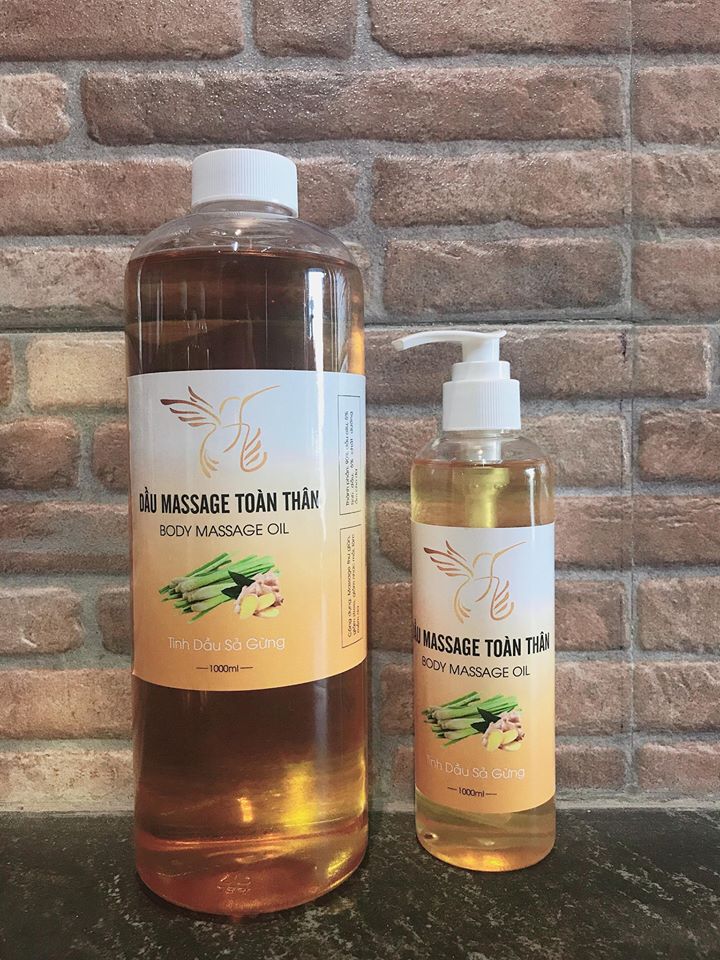 Tinh dầu massage sả gừng