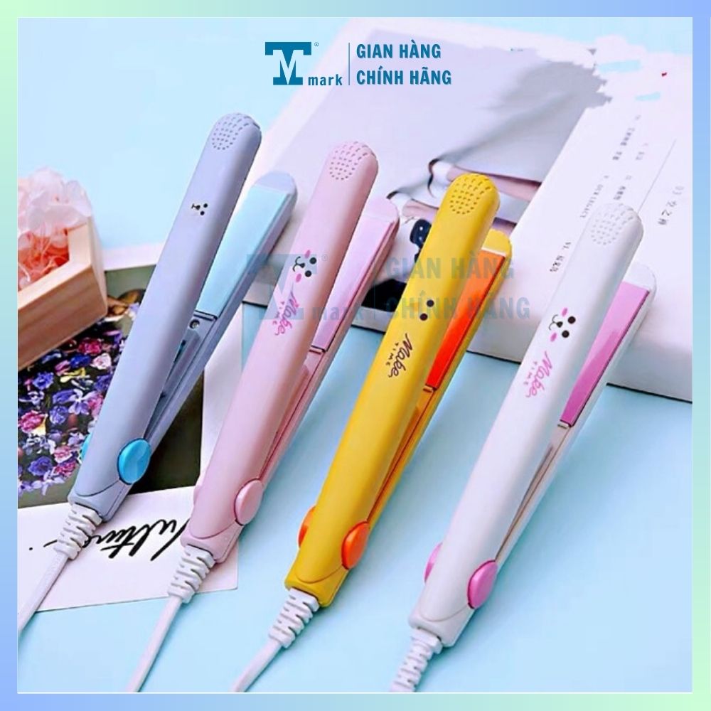 Máy Duỗi Tóc Mini Máy Là Thẳng Tóc Ép Tóc