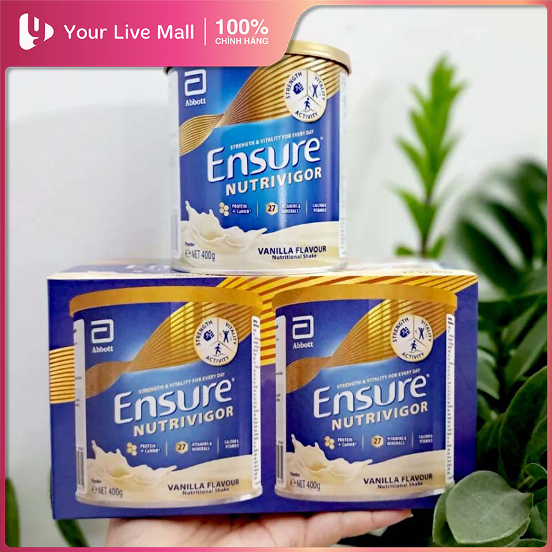 Hộp Sữa bột Ensure (Anh) 400g