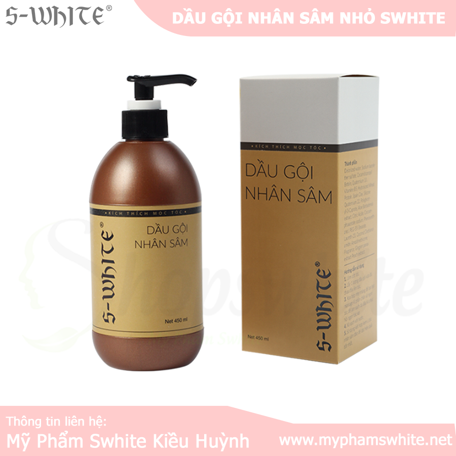 [HCM]Combo Ủ GỘI NHÂN SÂM ĐÀO SWHITE