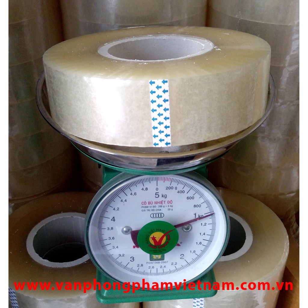 Băng dính trong trắng 1kg - Xả Kho