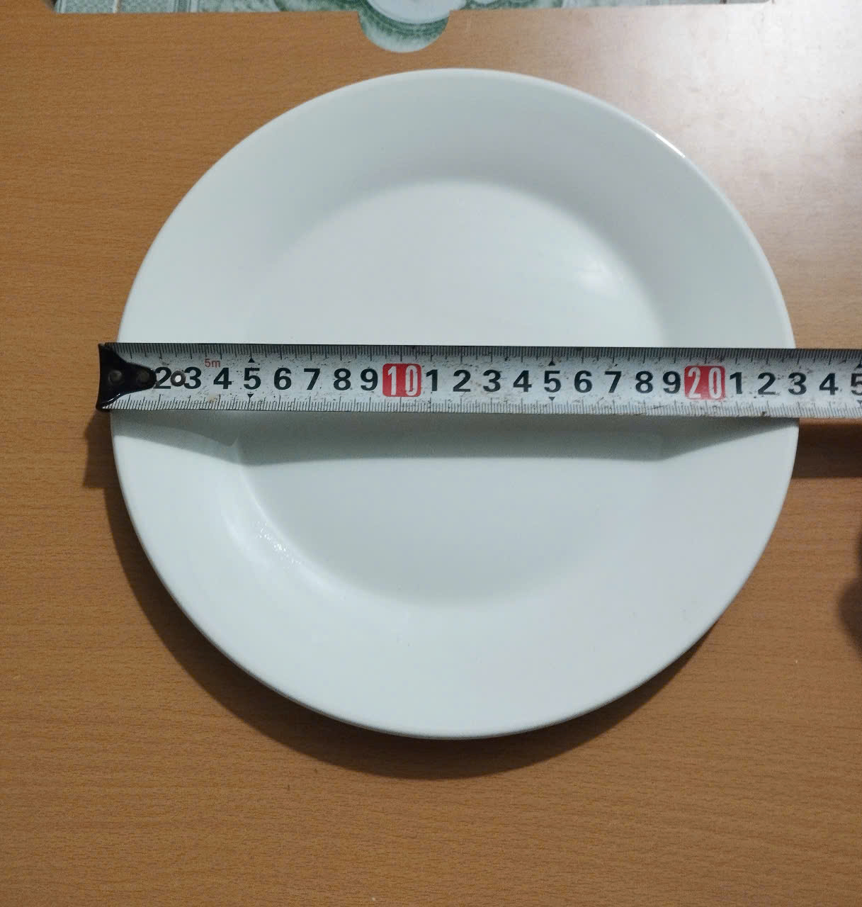 Dĩa sứ tròn cạn trắng 12.5cm , 15cm , 18cm, 20cm , 22.5cm, 25cm - Mua 4 cái tặng 1 cái cùng loại
