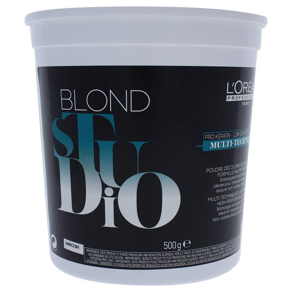 HCM]BỘT NÂNG SÁNG LOREAL BLOND STUDIO MULTI-TECHNIQUE 500G 