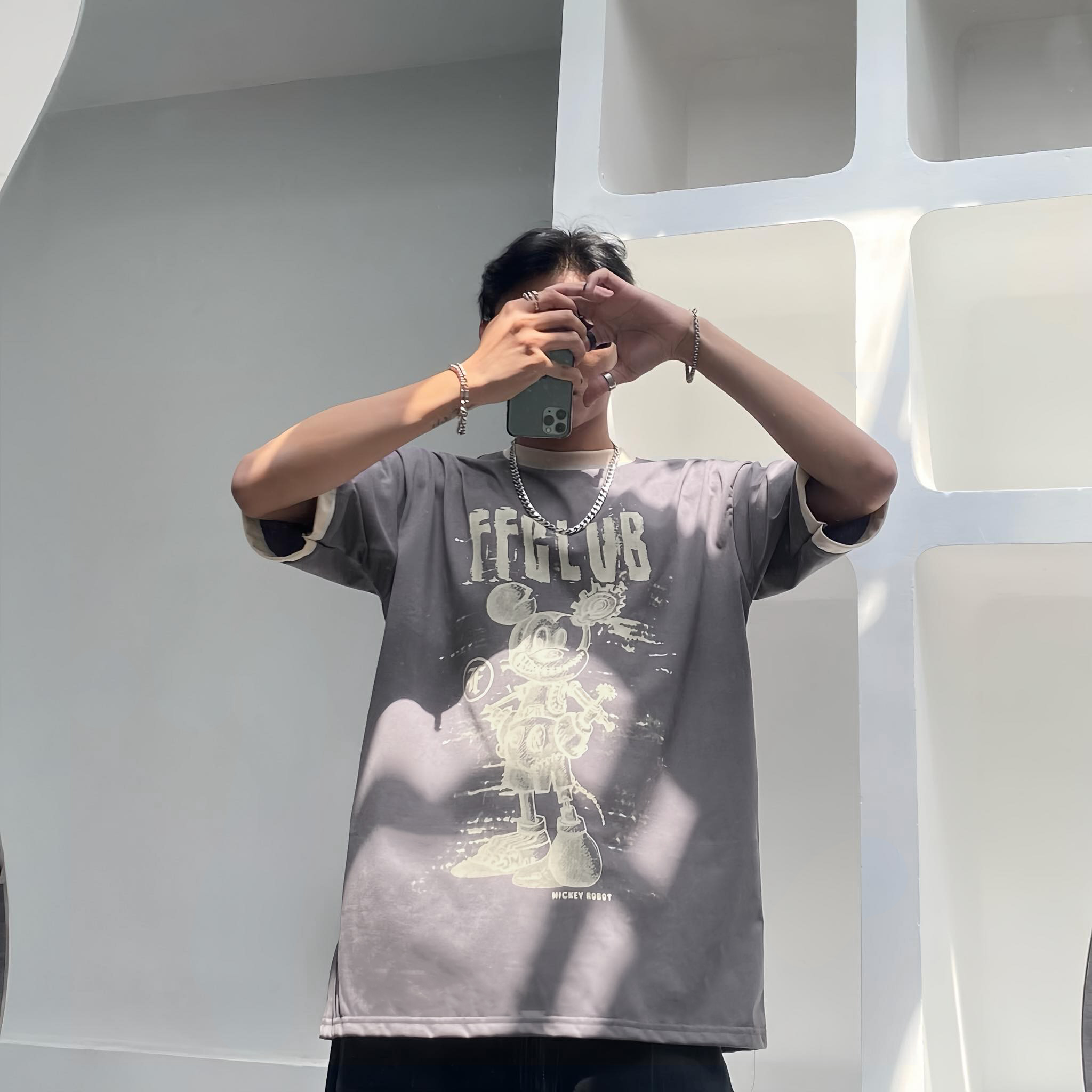 ÁO THUN FF ROBOT MICKEY TEE