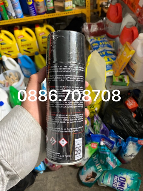 Chai Vệ Sinh Sên Thunder Mc-40 Chain Cleaner 400Ml