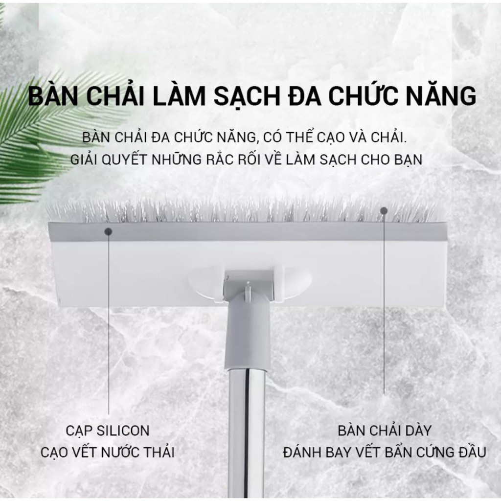 Cây chà sàn gạt nước 2 trong 1 đa năng