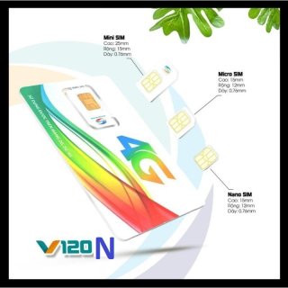 Sim V120N - 4GB Ngày VIETTEL 4G -Miễn Phí Nghe Gọi Nội Mạng, Ngoại Mạng thumbnail
