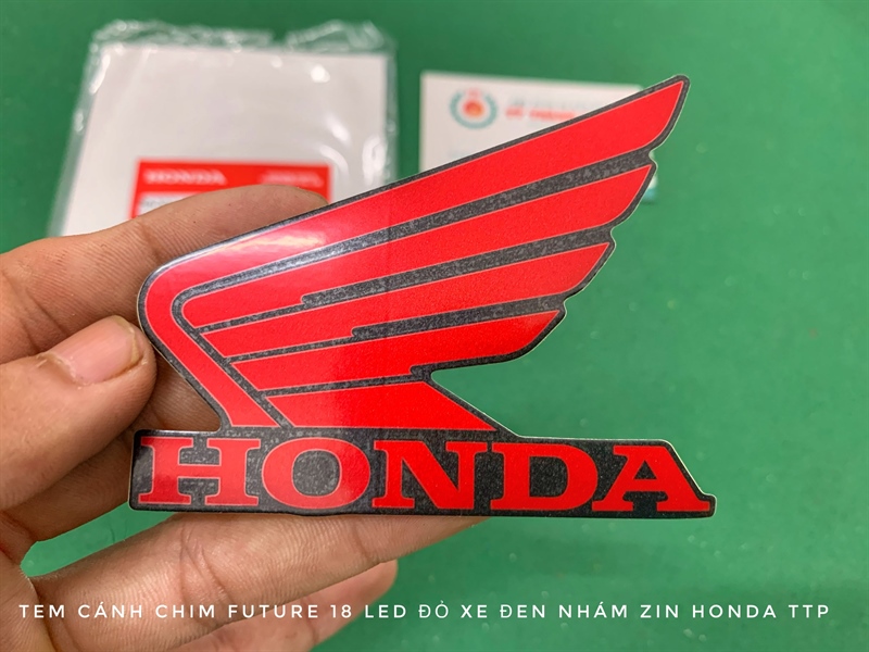 Tem cánh chim Future Led Đỏ xe Đen Nhám Trái zin