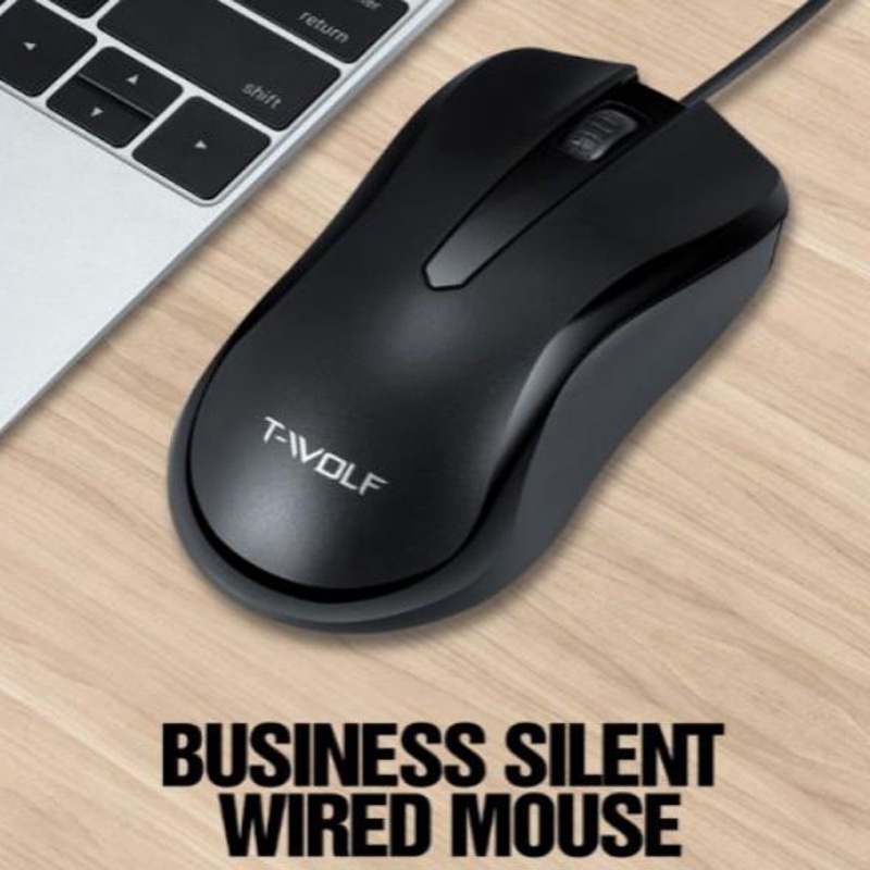 Chuột Máy Tính Mouse T - Wolf V13 Văn Phòng Có Dây Cổng Usb