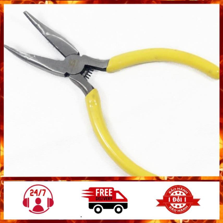 Kìm mỏ cong nhọn Bosi 5 inch