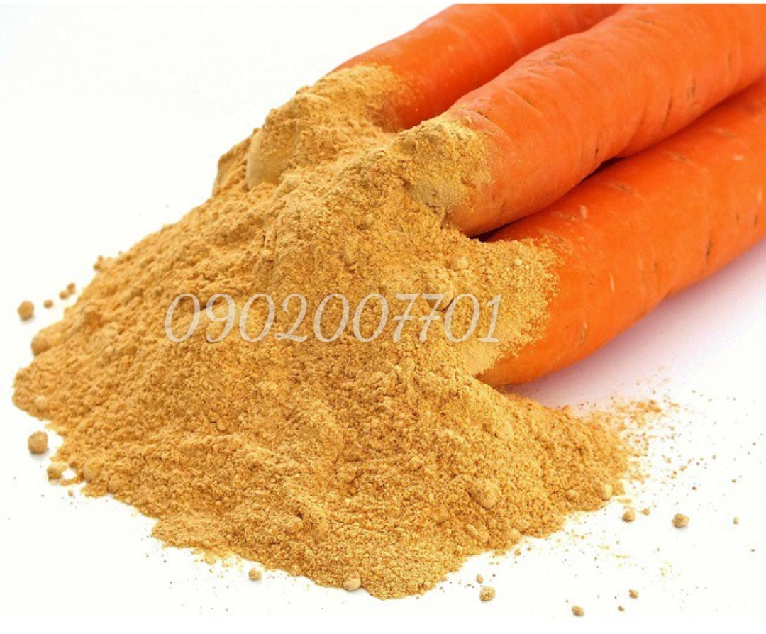 100g Bột cà rốt sấy lạnh nguyên chất 100%