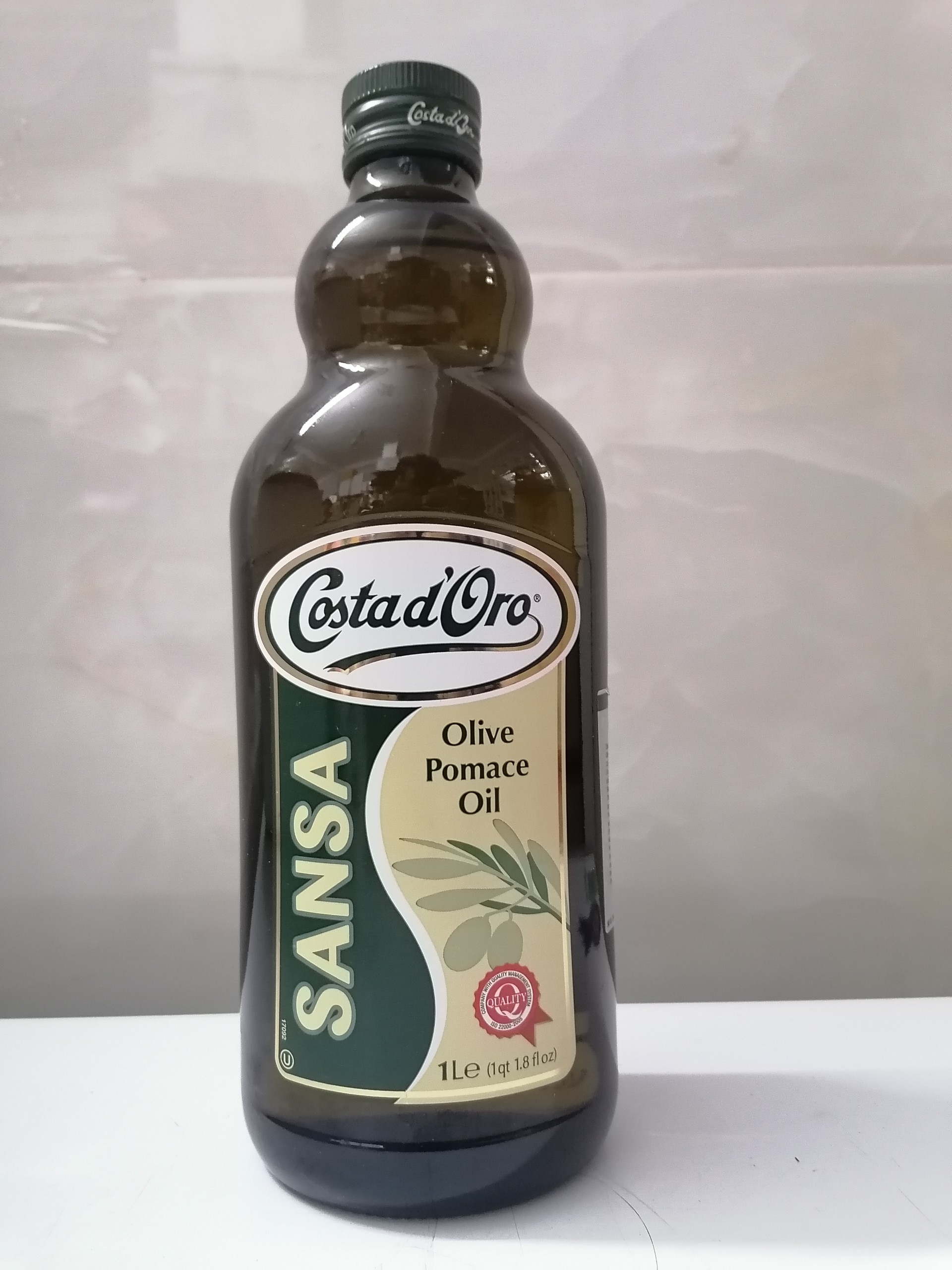 1 Lít SANSA Dầu ô liu tinh chế Italia COSTAD ORO Olive Pomace Oil halal