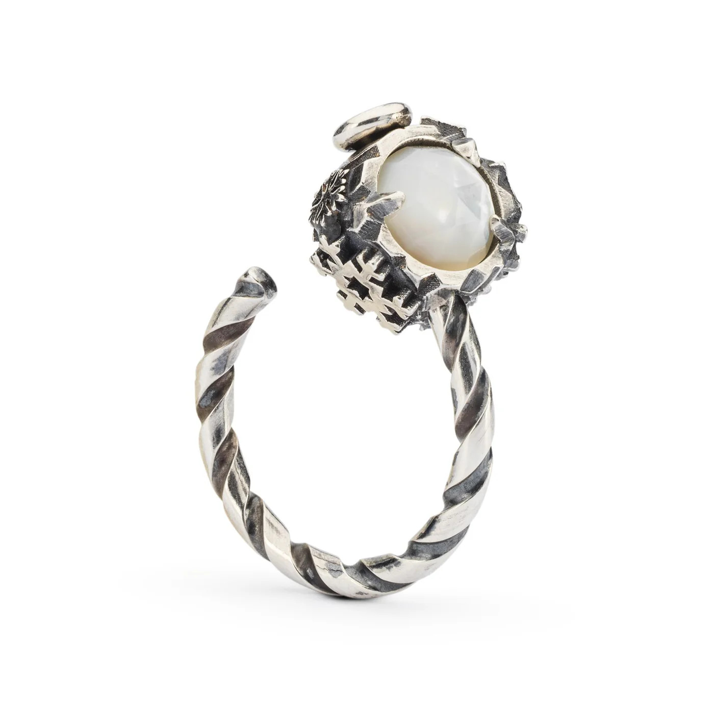 Trollbeads bead Bạc cao cấp Snowball Bead - Winter 2022