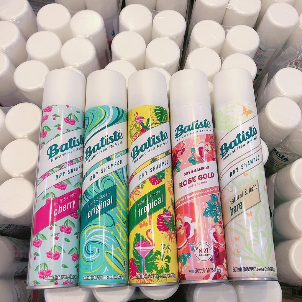 Dầu Gội Khô Batiste Dry Shampoo - 200ml