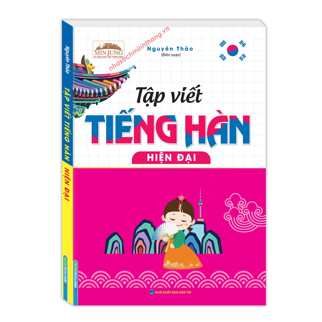 Sách - tập viết tiếng hàn hiện đại
