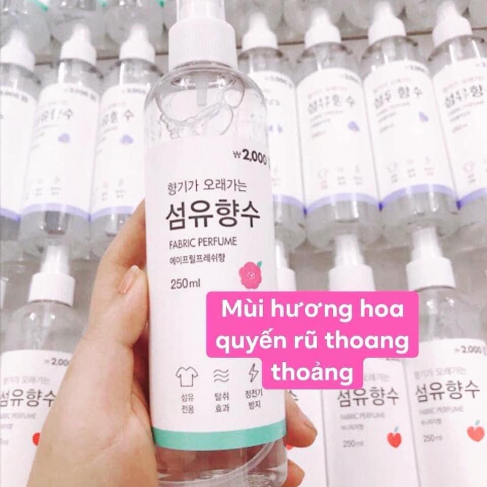 [HCM]Xịt Thơm Quần Áo Hàn Quốc Fabric Perfume 250ml