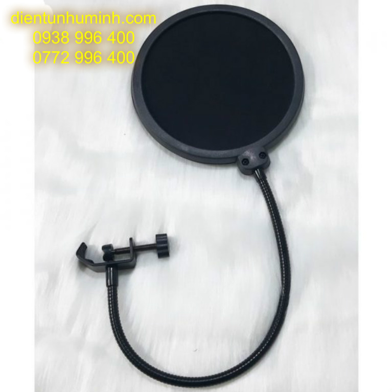Màng lọc âm cho micro (đen) 2 lớp