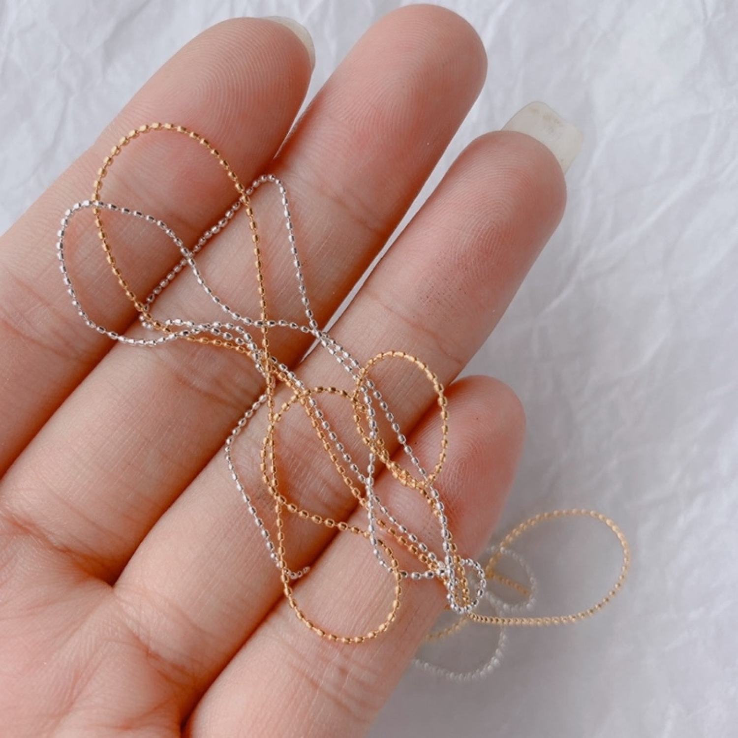 Dây bi sợi siêu mảnh làm móng Hàn Quốc