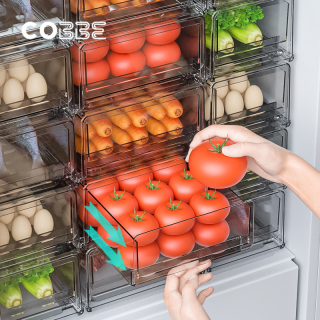 Ngăn kéo đựng thực phẩm có thể xếp chồng trong tủ lạnh Cobbe - INTL thumbnail