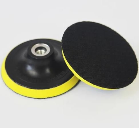 Đế chà nhám và Nhám dán, đế dính, dán nỉ, dán giấy nhám dùng cho máy mài cầm tay phi 100mm