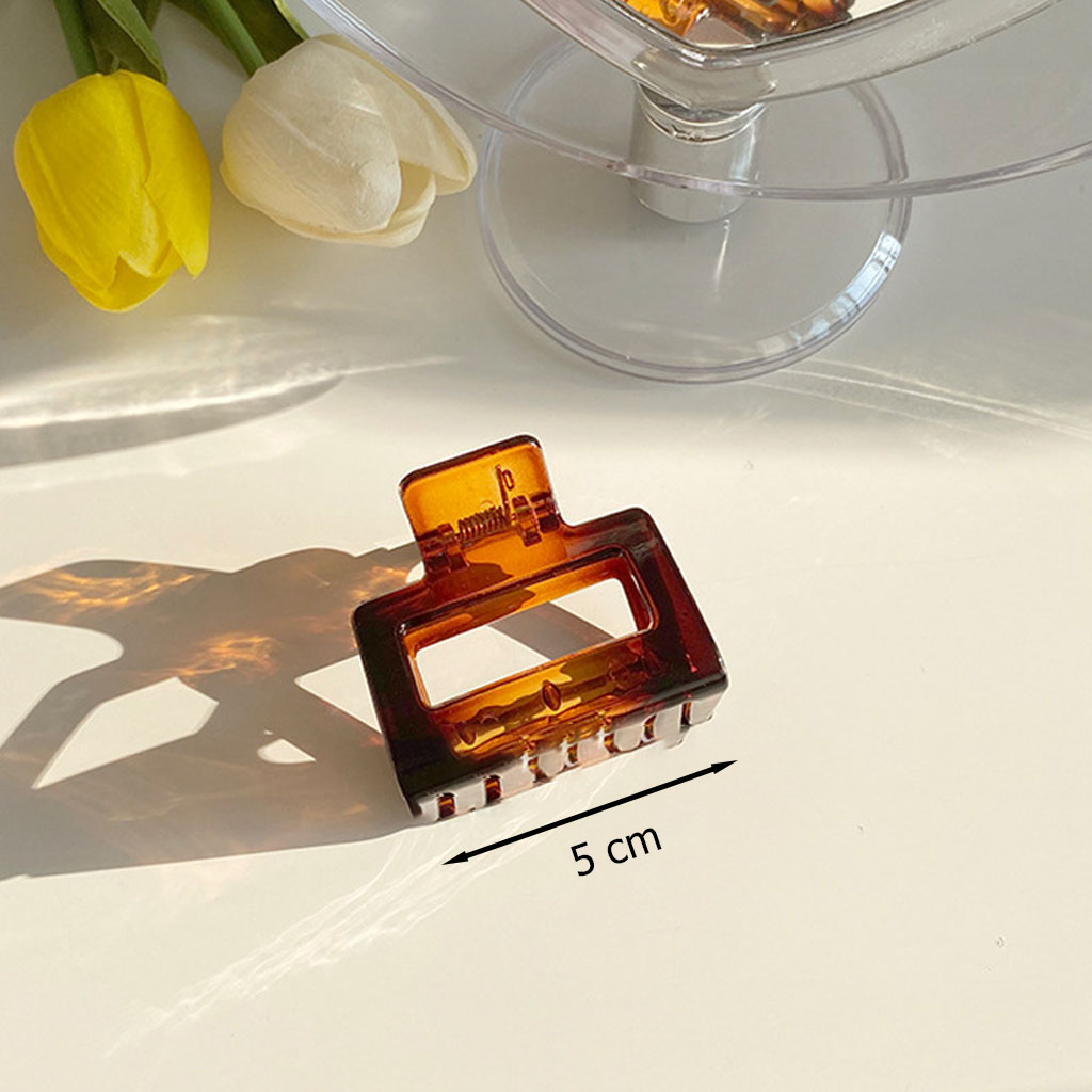 Kẹp tóc vuông mini nhiều màu KT30