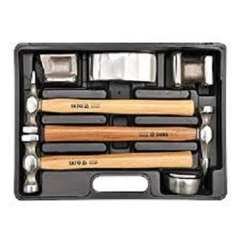 Bộ đe và búa làm đồng 7 chi tiết yato yt-4590